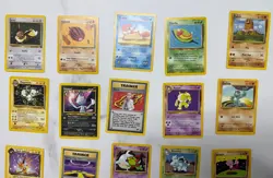 Lot of 20 Pokemon Cards Base Set including Dark Jolteon 38/82 - Image 2