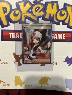 Hilda 164/086 Full Art Ultra Rare White Flare Holo Pokemon TCG Card NM Condition - Image 1