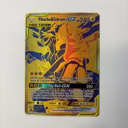 Pikachu & Zekrom GX SM248 Black Star Promo 2021 Pokemon Sun And Moon NM - Image 1