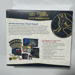 Pokemon TCG Crown Zenith Sword & Shield Elite Trainer Box ETB New Sealed In Case - Image 2