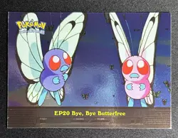 2000 Topps Pokemon Tv Animation Series 2 EP20 Bye, Bye Butterfree Holo - Image 1