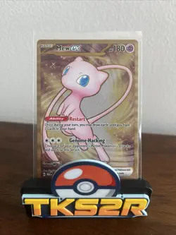 Pokemon SV: Scarlet & Violet 151 Mew ex Metal Card 205/165 1 - Image 1