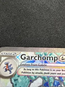 Pokemon Garchomp EX Holo Ultra Rare TCG Card Paradox Rift 219/182 - Image 4