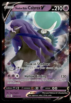 Pokemon TCG SWSH: Sword & Shield Promo Cards #SWSH131 Shadow Rider Calyrex V NM - Image 1