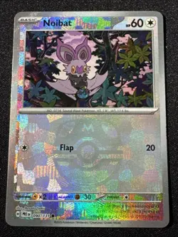 Noibat 90/131 Master Ball Prismatic Evolutions PRE -Near Mint- Pokemon TCG - Image 1