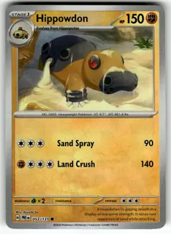 Hippowdon (Master Ball Pattern) 053/131 SV: Prismatic Evolutions NM Pokemon Card - Image 1