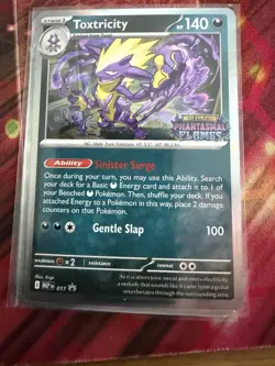 Pokemon TCG - Toxtricity MEP 017 Prerelease Promo Phantasmal Flames NM -l - Image 1