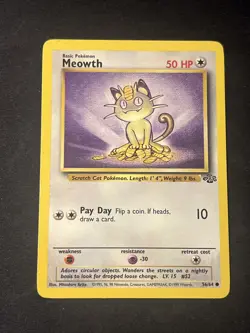 1999 Pokemon - Meowth Jungle Set No. 56/64 - Image 1