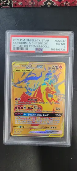 Pokemon TCG Reshiram & Charizard GX Black Star Promos SM247 - Image 1