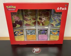 Pokemon 151 Mini Tin 4-Pack Sam’s Club Exclusive Display • Sealed Set w/ Promos - Image 1
