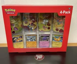 Pokemon 151 Mini Tin 4-Pack Sam’s Club Exclusive Display • Sealed Set w/ Promos - Image 1