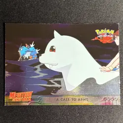 Topps Pokemon the First Movie Mewtwo Strikes Back HOLO FOIL Call To Arms 16 - Image 1