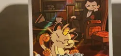 Team Rocket's Meowth 203/182 Destined Rivals Illustration Rare Pokemon - Image 4