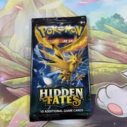 Pokemon Trading Card Game Sun & Moon Hidden Fates Booster Pack 609411429020 - Image 1