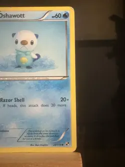 Oshawott 28/114 Black & White Regular Common MP Pokemon TCG Card - Image 3