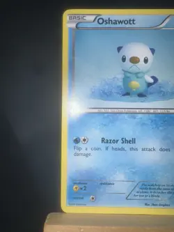 Oshawott 28/114 Black & White Regular Common MP Pokemon TCG Card - Image 5