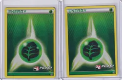 Grass Plaid Holo #105 Play Pokemon Stamp 2011 TCG Lot- x2 - Image 1