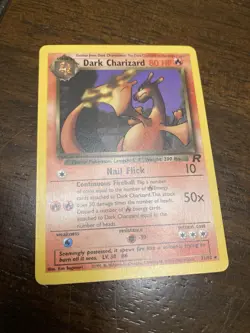 Dark Charizard 21/82 - Team Rocket Set Rare Vintage Pokemon Card MINT Non Holo - Image 1