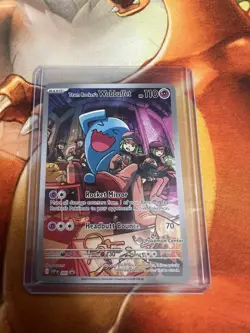 Team Rocket's Wobbuffet SVP203 Pokemon Center Stamp Exclusive Promo Near Mint - Image 1