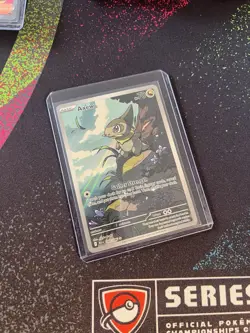 Axew Illustration Rare Pokemon SV: Black Bolt 145/086 NM+ IR 2 - Image 3