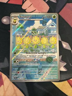 Sunflora 169/167 Illustration Rare Holo NM Pokemon SV06: Twilight Masquerade - Image 1