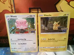 Pokemon tcg pikachu & blissy cosmos holo cards pokemon go Pokemon tcg - Image 1