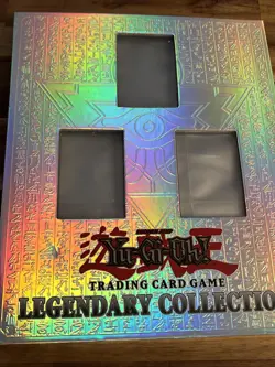 Yu-Gi-Oh TCG Trading Card Legendary Collection Silver Empty 3 Ring Binder - Image 1