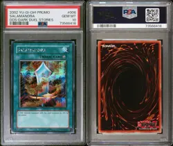 YUGIOH PSA 10 Salamandra (Dark Duel Stories) DDS-006 Yu-Gi-Oh! Video Game Promo - Image 1