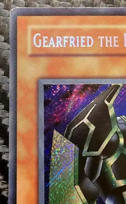Yu-Gi-Oh! 2003 GEARFRIED THE IRON KNIGHT BPT-012 SECRET RARE TIN PROMO - Image 2