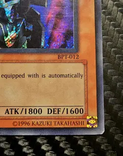 Yu-Gi-Oh! 2003 GEARFRIED THE IRON KNIGHT BPT-012 SECRET RARE TIN PROMO - Image 4