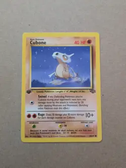 Cubone #104 Non-Holographic Pokemon Card Near Mint 50/64 Common Jungle Set 1999 - Image 1