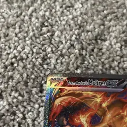 Pokemon TCG Team Rockets Moltres EX Destined Rivals Card 229/182 SIR Stamped - Image 2