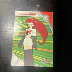 Topps 1999 Team Rocket Jesse Pokemon TV Card HV2 Blue Label (LP) - Image 1