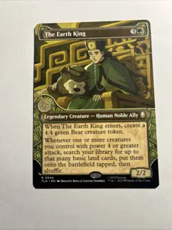 The Earth King (Showcase) - Avatar: The Last Airbender MTG Plus Bonus Card!!! - Image 1