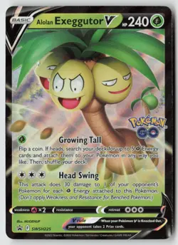 Alolan Exeggutor V - SWSH225 - SWSH: Sword & Shield Promo Cards Holo - PTCG - Image 1