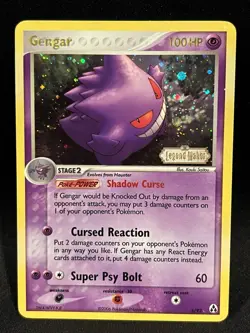 Pokemon Gengar Legend Maker Holo Rare Card 5/92 NM Condition 2006 - Image 1