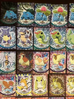 97 Card Lot - Topps Pokemon TV Animation Edition Series Cards - 13 Holos - Image 2
