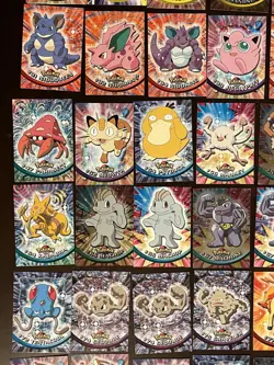 97 Card Lot - Topps Pokemon TV Animation Edition Series Cards - 13 Holos - Image 4