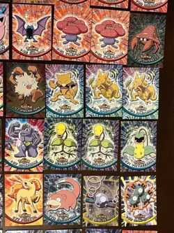 97 Card Lot - Topps Pokemon TV Animation Edition Series Cards - 13 Holos - Image 5