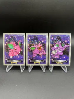 Nidoran Nidorino Nidoking Cracked Ice Holo 2024 Pokemon Card Database US Seller - Image 1
