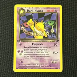 Dark Hypno 26/82 1st Edition Team Rocket Regular Nice Card - Image 1