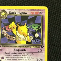 Dark Hypno 26/82 1st Edition Team Rocket Regular Nice Card - Image 4