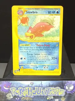 Pokemon Card Slowbro 33/147 Rare Non Holo Aquapolis Set Light Play - Image 1