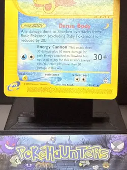 Pokemon Card Slowbro 33/147 Rare Non Holo Aquapolis Set Light Play - Image 3