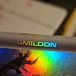 Chaotic TCG Smildon Super Rare Holo Creature Card Past Warrior Beast - Image 2