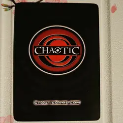 Chaotic TCG Smildon Super Rare Holo Creature Card Past Warrior Beast - Image 4