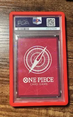 One Piece Card Monkey D. Luffy Nika ST21-001 Leader Parallel PSA 10 - Image 2