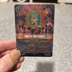 Disney Lorcana Ursula's Return: Look at This Family Enchanted Card 207/204 - Image 1