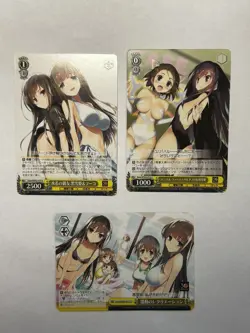 Weiss Schwarz Dengeki Bunko Accel World Gaw/ 3 Card Lot - Image 1