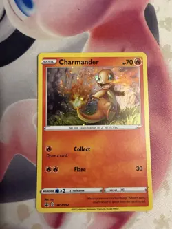 Charmander SWSH092 SWSH: Sword & Shield Promo Card Holo NM - Image 1
